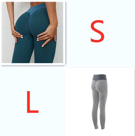 Plaid Leggings Fitness Yoga Pants Women&